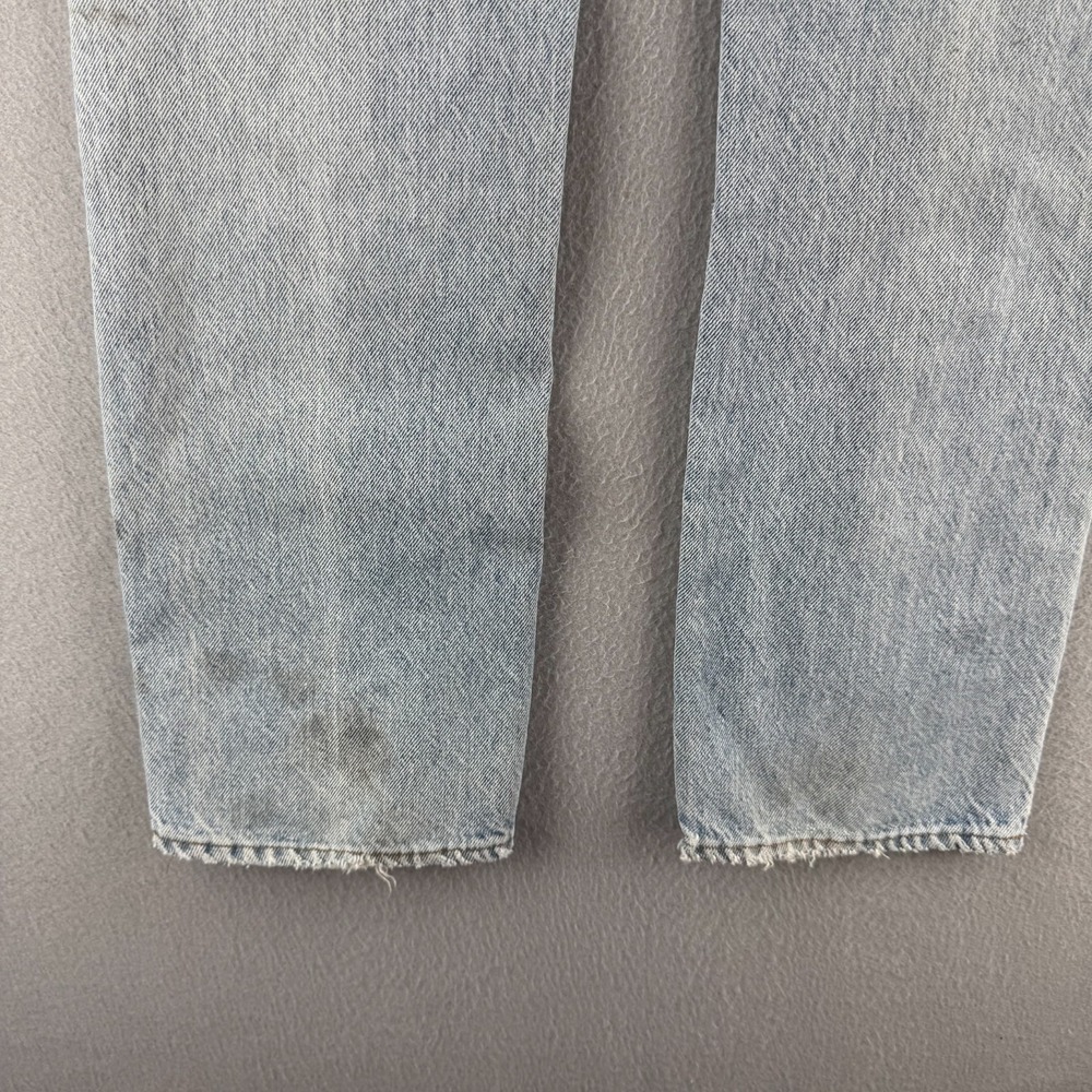 Vintage Levis Jeans Mens Fits 28x32 Blue 501 Straight Leg 80s Made in USA - Picture 10 of 16